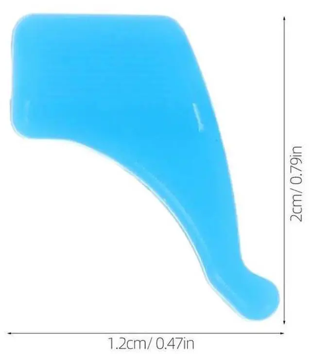 Alt view image 6 of 6 - 50Pairs Silicone Eyeglass Temple Tips Anti-Slip Glasses Ear Hooks Soft Comfort Ear Support for Sports Daily Use Universal Fit