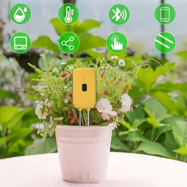 Alt view image 5 of 6 - SGS08 Bluetooth Graffiti ligent Soil IP55 Waterproof Detector Moisture Tester Temperature And Humidity Sensor