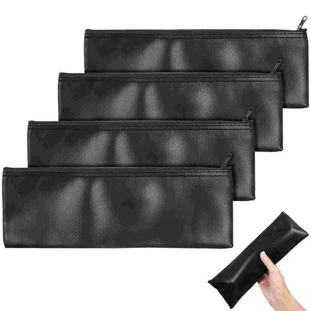 Alt view image 4 of 6 - Durable Wear Resistant Mic Pouch Microphone Carrying Bag Outdoor Mic Case Zipper Closure Mic Bag Mic Protective