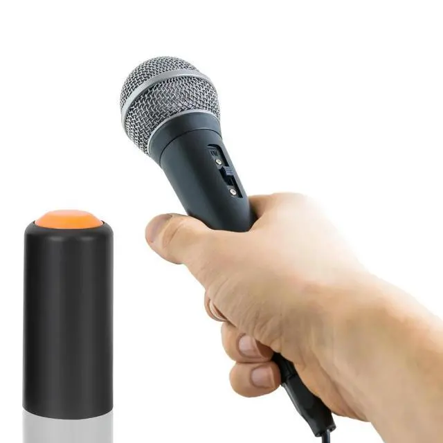 Alt view image 4 of 6 - 3Pcs Plastic Mic Screw on Covers Easy Install Remove Microphone Cap Replacement for Ktv Stage Meeting