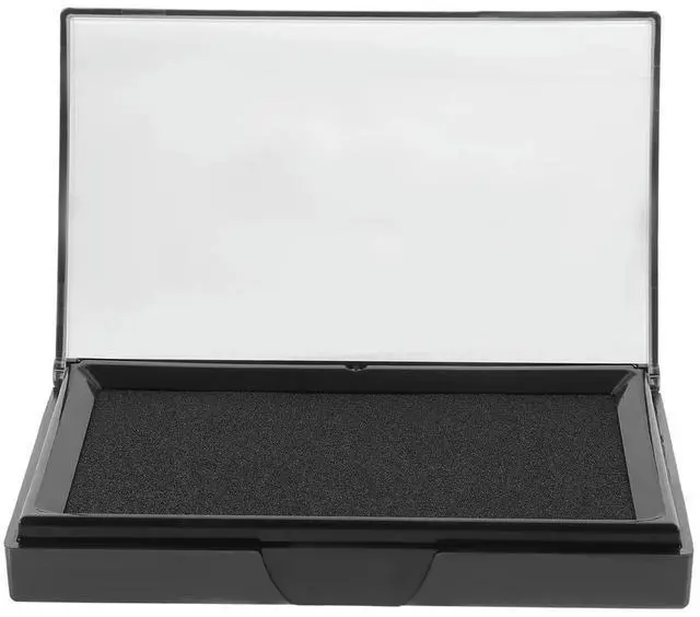 Alt view image 5 of 6 - Inkpad Stamp Box Calligraphy Supply Water Color Painting Inkpad Drawing Black Dye Pads Exquisite Retro Chinese Office Stamp