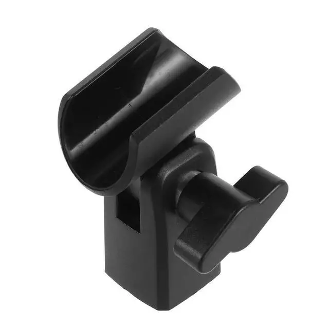 Alt view image 2 of 3 - 2Pcs Adjustable Microphone Clip Holder with Cold Shoe Mount and Dual-Side Clamp for Condenser Mic Podcasting Interview Streaming