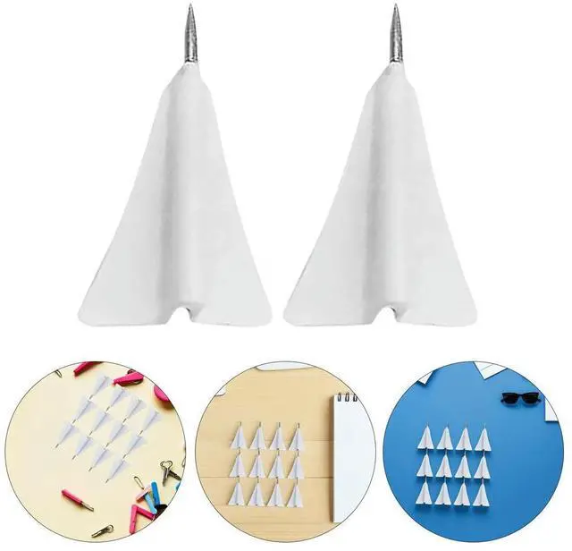 Main image of 12Pcs Paper Airplane Thumbtacks Multi-Function Replaceable Push Pins Small Compact Daily Use Bulletin Board Map Accessories