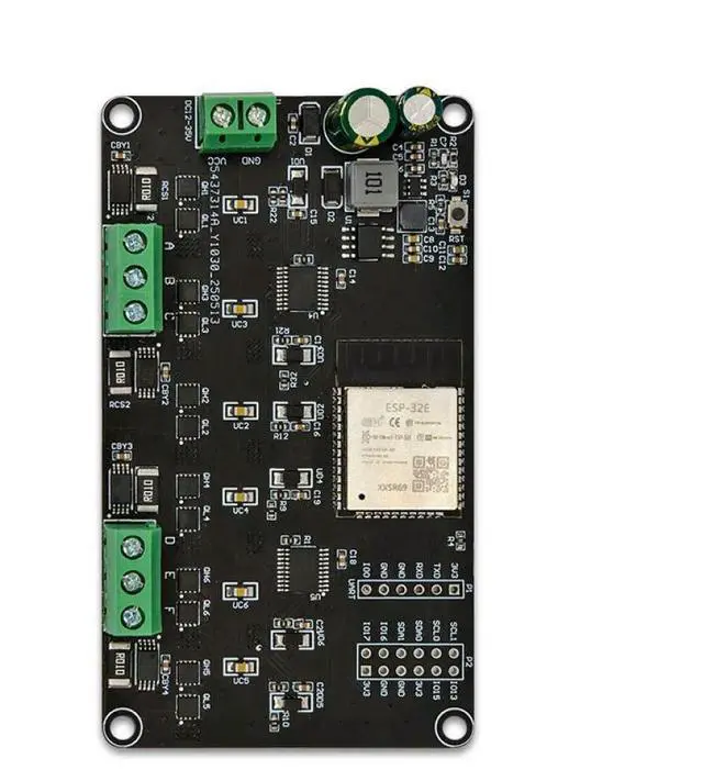 Alt view image 5 of 6 - ESP32 Simple FOC Dual-way Brushless Motor Drive Board Onboard ESP32-WROOM-32E Module DC12V Brushless Motor Control Module