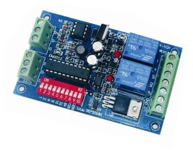 Alt view image 5 of 6 - DMX512 Motor Speed Controller DC6V-36V Speed Adjustable Controller Forward and Reverse Motor Speed Regulator with Limit Function