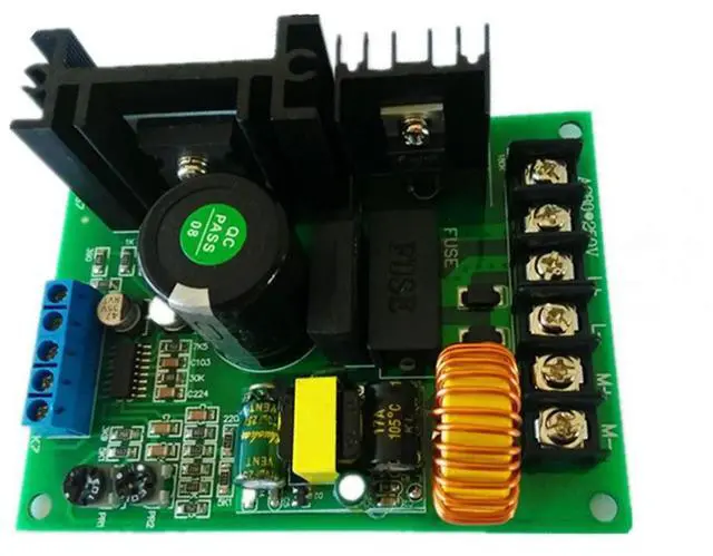 Alt view image 6 of 6 - PWM DC Motor Drive Module 800W AC80-2650V Input for 2 Wire Permanent Magnet Motor 4 Wire Excitation Motor Drive Controller Board