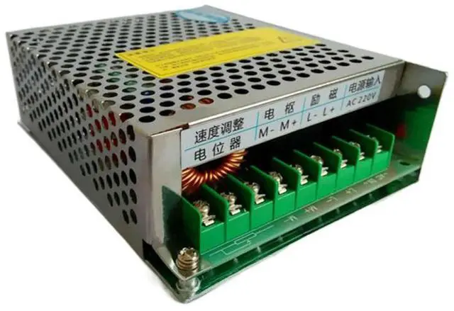 Alt view image 6 of 6 - 1200W High-power PWM DC Permanent Magnet/Excitation Brushed Motor Drive Module AC180-230V Input 8A Motor Speed Control Board