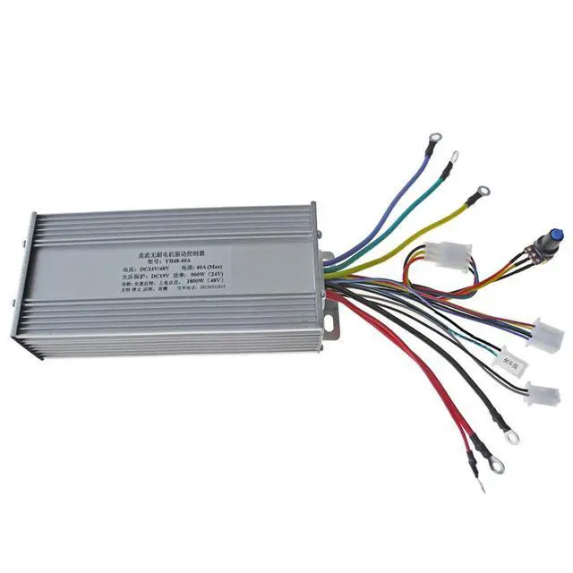 Alt view image 5 of 6 - With Hall Input DC 20-55v 900W (24V) 1800W (48V) Motor Controller Sensor/Sensorless Brushless Motor Drive Three-phase Controller