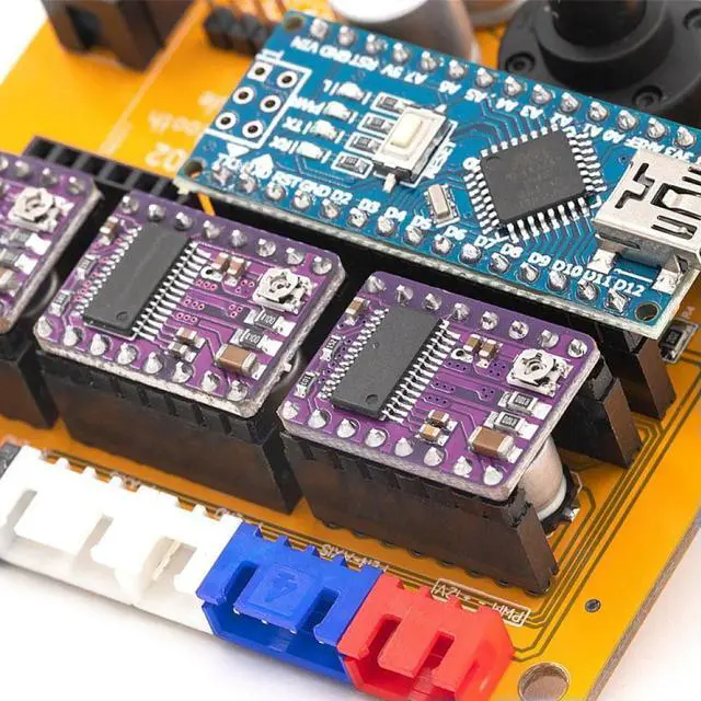 Alt view image 4 of 6 - 3-axis Circuit Motor Control Board DIY Small Laser Engraving Machine Writing Machine Main Control Board Support Offline Control