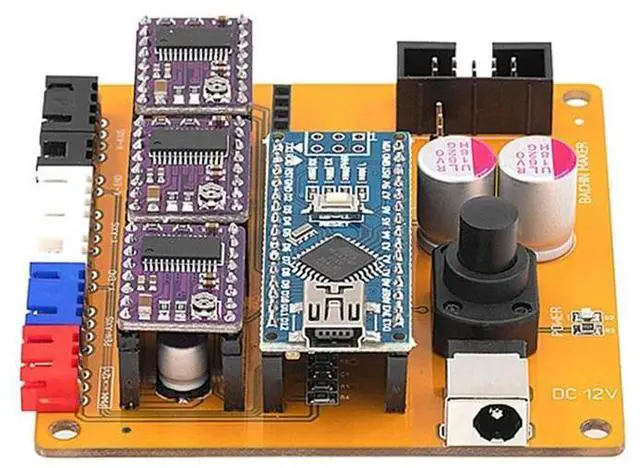 Alt view image 5 of 6 - 3-axis Circuit Motor Control Board DIY Small Laser Engraving Machine Writing Machine Main Control Board Support Offline Control