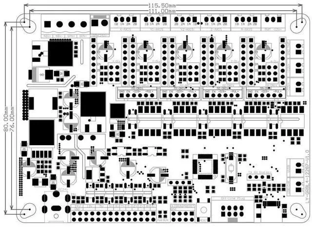 Alt view image 4 of 6 - 32bit Grbl Offline Control Board 40000mm/min Speed 4 Axis Control Board Support Laser 300/500W Spindle for CNC Engraving Machine