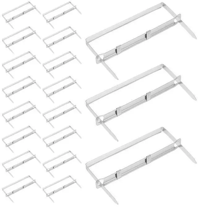 Main image of 50Pcs 3.5 Inch Two Hole l Paper Fasteners Prong File Folder Clips Heavy Duty Document Organizer for Office and School