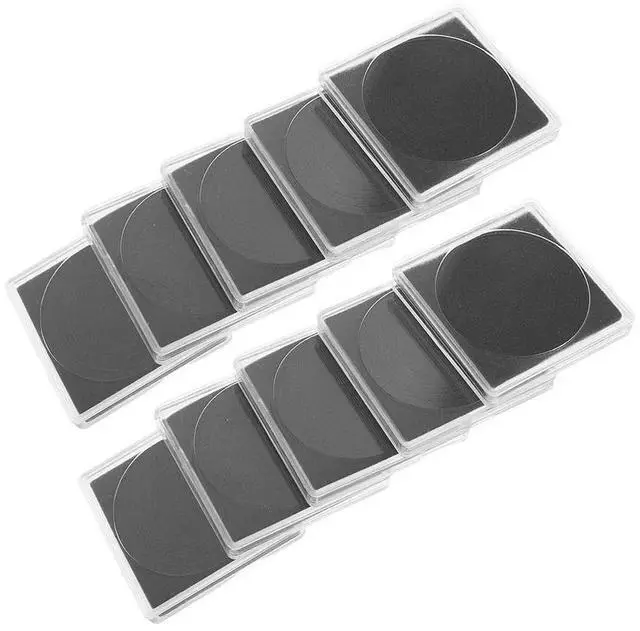 Alt view image 3 of 3 - 25Pcs Square Transparent Plastic Coin Collector Box Multifunctional Coin Holder Box for Commemorative Coins