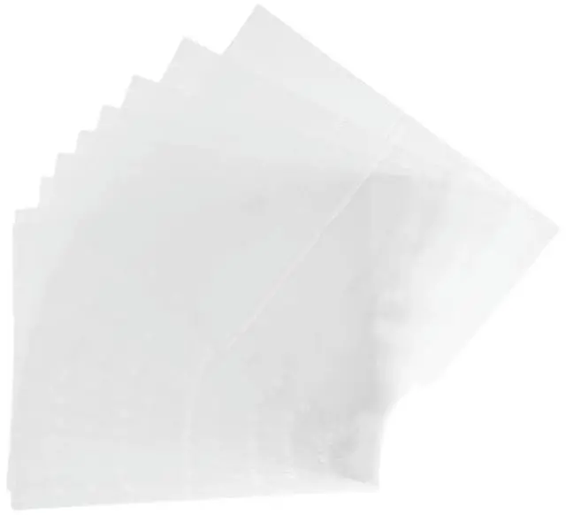Main image of 30Pcs Transparent Binder Sleeves Double Side Clear Plastic Card Pages Top Loading Protector Sheets for Trading
