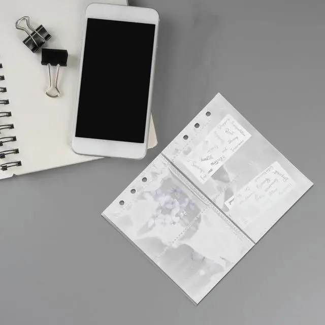 Alt view image 2 of 3 - 30Pcs Transparent Binder Sleeves Double Side Clear Plastic Card Pages Top Loading Protector Sheets for Trading