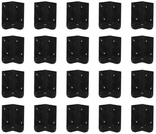 Main image of 10Sets Anti-Collision Protection Corners ABS Right Angle Stage Speaker Corner Guards Reusable Plastic Wrap Corner Covers