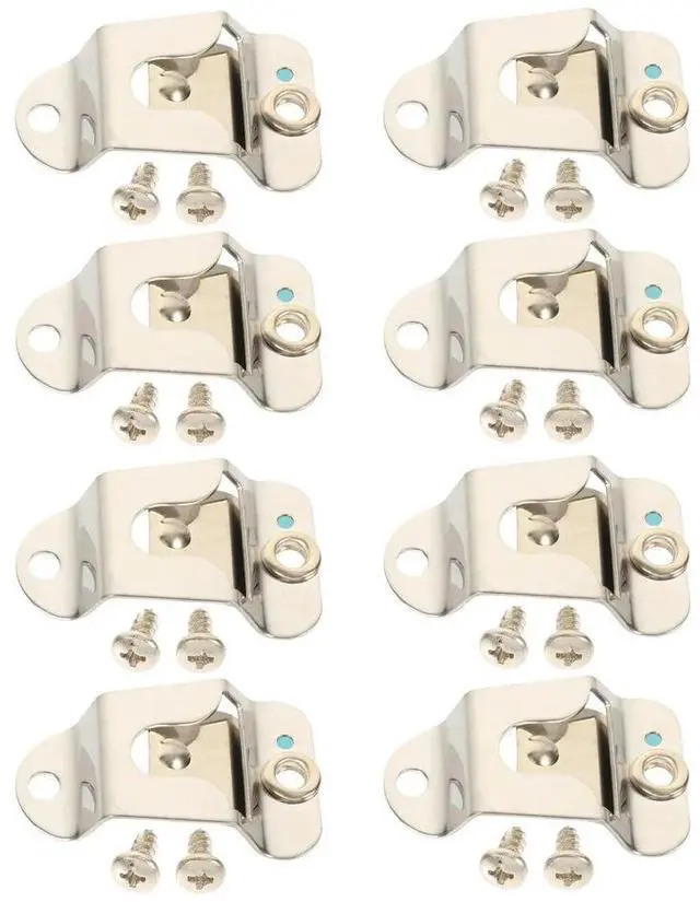 Main image of 8Sets Mic Holder Clip Radio Microphone Holder Car Radio Microphone Clip Mount l Mic Clamp Replacement Kit