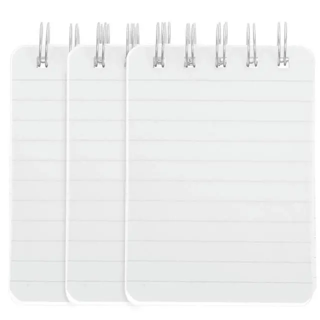 Alt view image 3 of 3 - 3Pcs Small Compact Index Cards Smooth Thick Paper Ideal for Doodling Jotting Ideas Flashcards Study Notes School Office