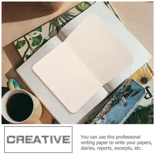 Alt view image 2 of 3 - Notebook Refill Paper A5 Hand Account Core Replacement Classic Writing Paper 180 Degree Lay Flat Design Planner Insert Notebook