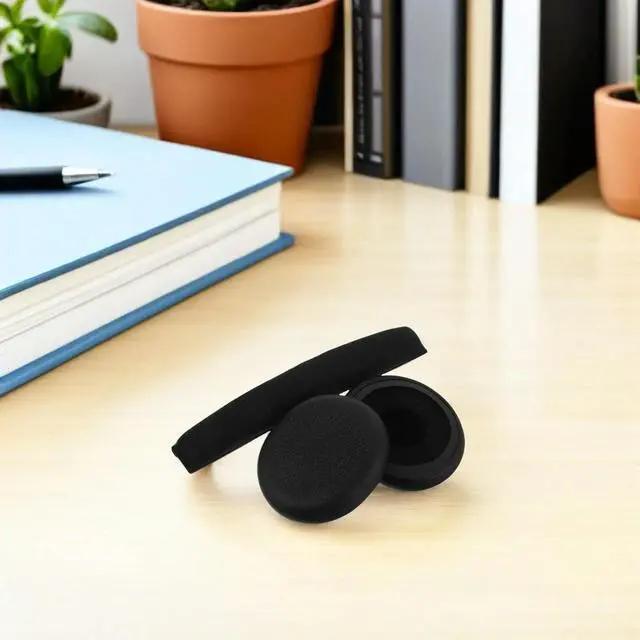 Alt view image 3 of 3 - 1Set Earphone Accessories Replacement Headphone Ear Pads Covers Soft Over-Ear Cushion Protectors Shock Absorption Gaming Office