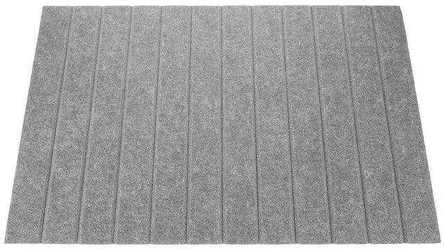 Alt view image 4 of 6 - Felt Bulletin Board Vertical Strips Self Adhesive No Drill Wall Photo Memo Display Board Home Office School Decoration Organizer