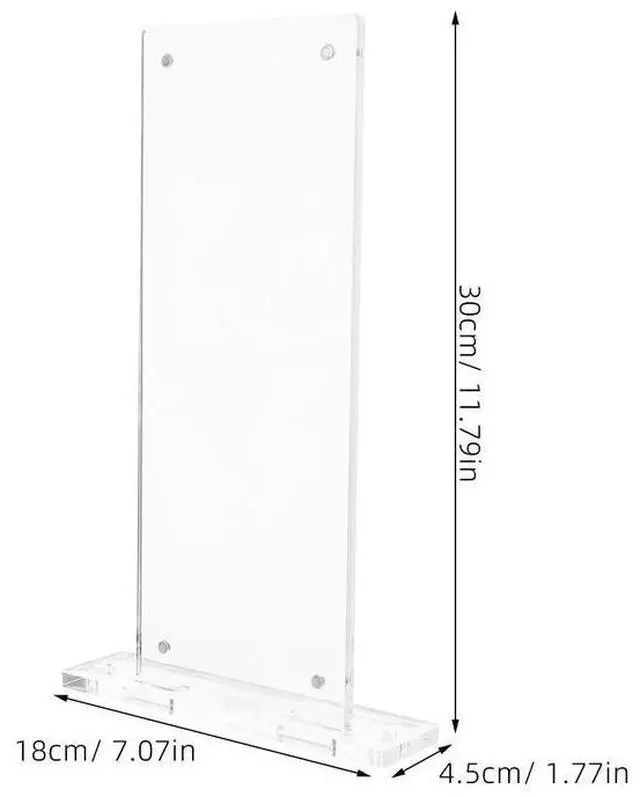 Alt view image 6 of 6 - Premium Acrylic Office Door Sign Double Sided with Changeable Cards for Home Office Business Wall Decor Acrylic Number Plate