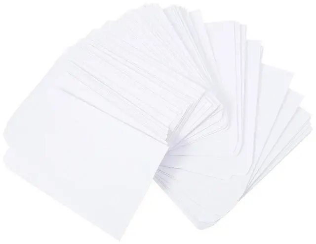 Alt view image 6 of 6 - 100Pcs Premium Thick Paper Envelopes for Cash Bills Documents Term Papers Receipts Use At School Office Park Train