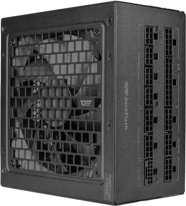 Main image of darkFlash PMT650 650W 80 Plus Gold Certified Fully Modular Low Noise ATX 3.1 Power Supply Japanese 105C Capacitors Fluid Dynamic Bearing Fan Multiple Safety Protections 5 Year Warranty Black