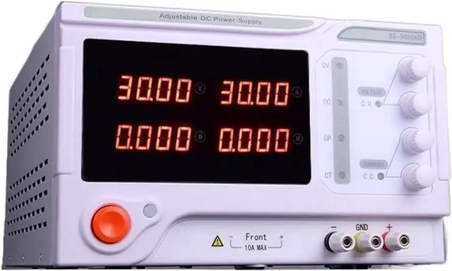 Main image of Regulated Power Supply, 0-60V Adjustable DC Stabilized Switching Power Supply 10A 20A 30A 50A High Power Supply Reliability and Safety (Color : SS-3030KD, Size : 1)