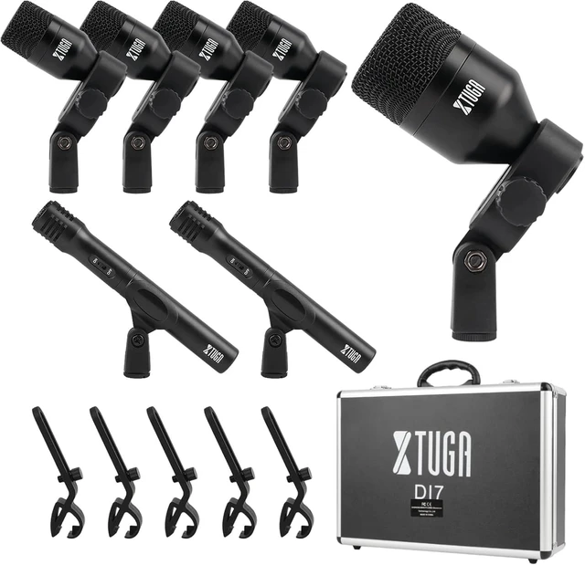 Main image of DI7 Drum Microphone Kit,7 Pieces Metal Dynamic Drum Mic Set
