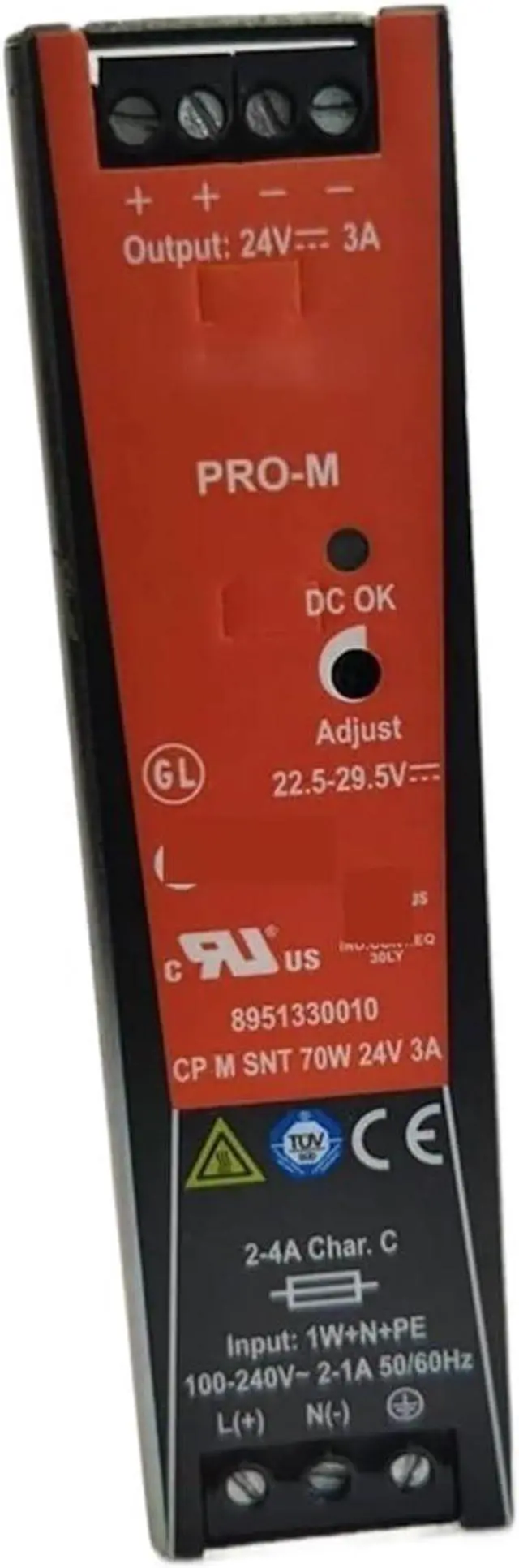 Main image of NURII Switch Power Supply, CP M SNT 70W 24V 3A, 8951330010