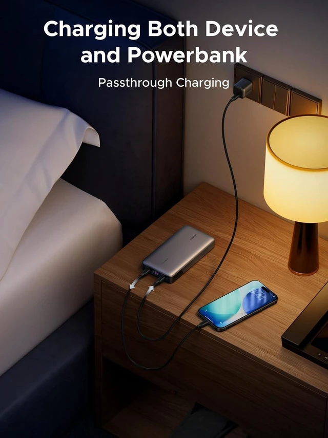 Alt view image 6 of 7 - Nexode 25000mAh 145W 3-Port USB-C Power Bank for iPhone 18 Pro Max