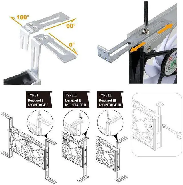 Alt view image 7 of 7 - TITAN- 12V DC IP55 Waterproof Double Rack Mount Ventilation Cooling Fan with Timer and Speed Controller- TTC-SC20 (140mm)