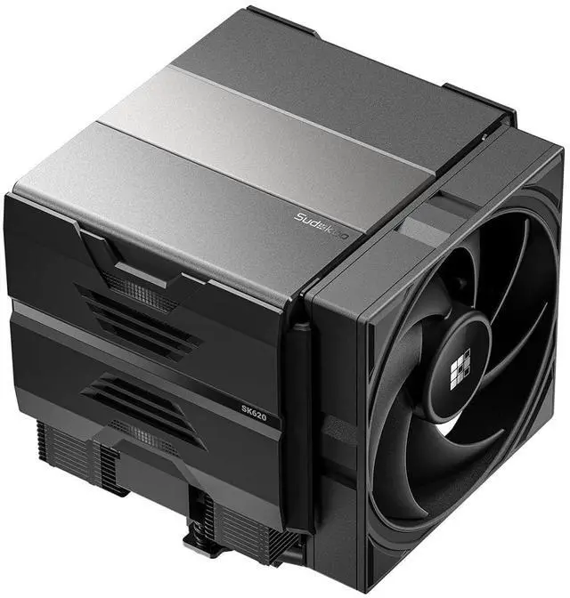 Main image of Sudokoo SK620 AM5 Air Cooler: 6 Heatpipes Dual Tower CPU Cooler for AM5 Exclusive - PC Cooler with 120mm FDB PWM Quiet Fans & Quick Lock Mount