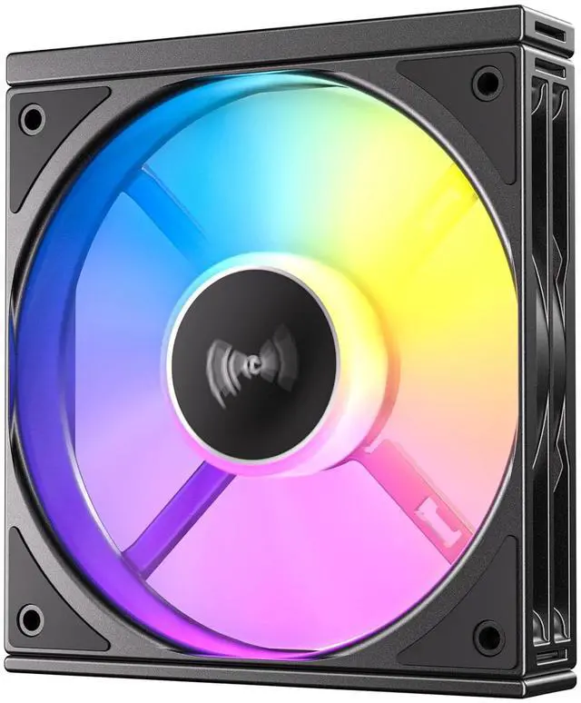 Alt view image 3 of 7 - Antec Connect 120 Reverse ARGB Interlockable/Set of 3/Black/Reverse