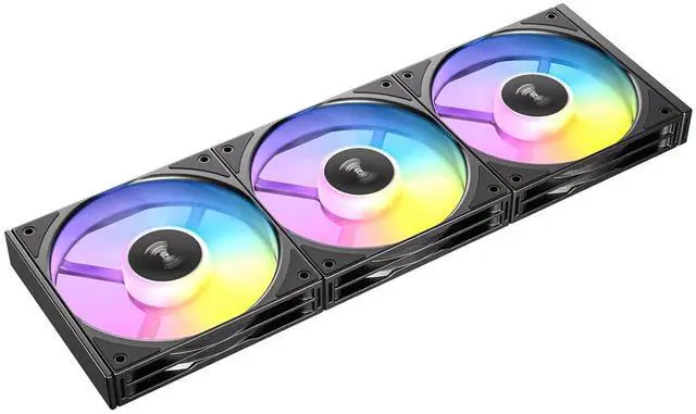 Alt view image 5 of 7 - Antec Connect 120 Reverse ARGB Interlockable/Set of 3/Black/Reverse