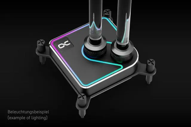 Alt view image 4 of 7 - Alphacool Core 1 Aurora CPU Water Block, Black
