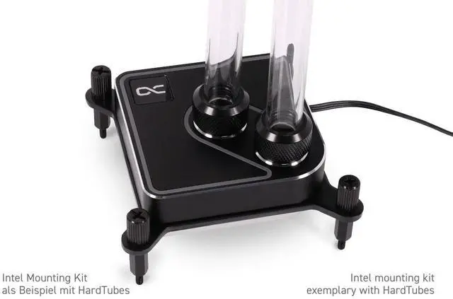 Alt view image 6 of 7 - Alphacool Core 1 Aurora CPU Water Block, Black