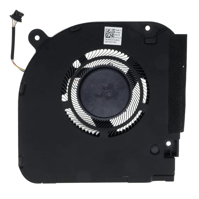 Alt view image 3 of 6 - CPU+GPU Cooling Fan for Dell G7 17 7700 2020 DC 12V 0WMJ4N 0KFDJ9