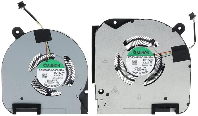 Main image of CPU+GPU Cooling Fan for Dell G7 17 7700 2020 DC 12V 0WMJ4N 0KFDJ9