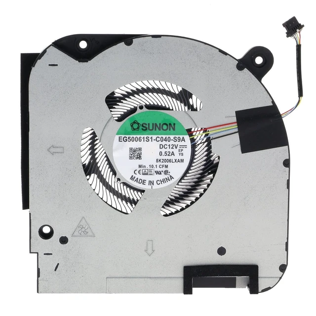Alt view image 4 of 6 - CPU+GPU Cooling Fan for Dell G7 17 7700 2020 DC 12V 0WMJ4N 0KFDJ9