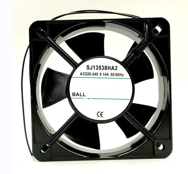 Main image of 220/240V 0.14A 135X135X38MM 2-Wire Cooling Fan