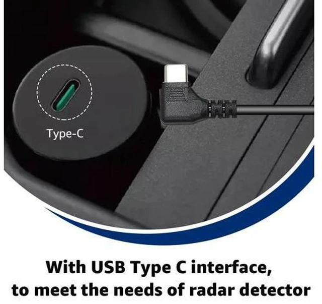 Main image of Hodeoo Type-c to RJ11 Radar Detector Power Cable,DC 5V-12V Power Cable Replacement for Uniden, Escort, Radenso XP, Beltronics & Whistler Radar Detectors (13FT Length)