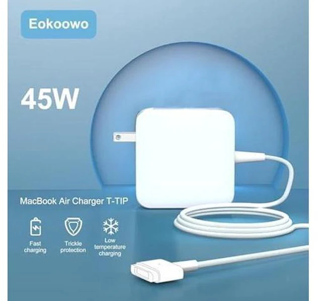 Main image of Charger Compatible for Mac Book Air 45W Power Adapter, Magnetic Mag2 T-Tip Laptop Charger Suitable for Mac Book Air 11 inch and 13 inch After Mid 2012(Applicable to 2012-2017)