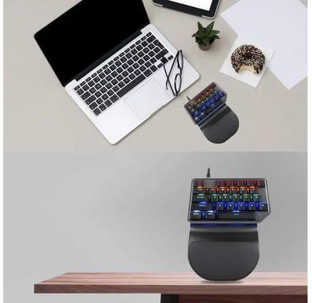 Main image of MOTOSPEED K27 One-Handed Mechanical Mini Gaming Keypad 27 Keys, 9 LED Backlit USB Wired Mechanical Gaming Keyboard for Pro Keyboard Computer/PC/Desktop/Laptop/Mac