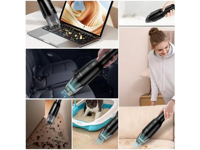 Main image of Cordless Handheld Vacuum Cleaner - 16000 Pa Suction and Brushless Motor for Rechargeable Lightweight and Portable Cleaning in Home