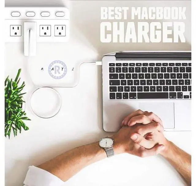 Main image of Replacement Charger for MacBook Pro, 61W USB-C to USB-C Ac Adapter Power Charger for Mac Book Pro 12 inch 13 inch