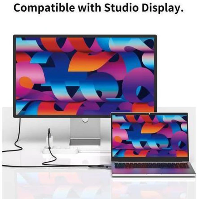 Main image of Loryi HDMI to Type-C Cable, 4K@60Hz, 8.2ft, USB-C Powered, HDMI to USB Type-C, for Xreal Nreal Air, Mobile Monitors, XREAL Beam, Touch Functionality,Switch, Steam Deck,PS5,Studio Display