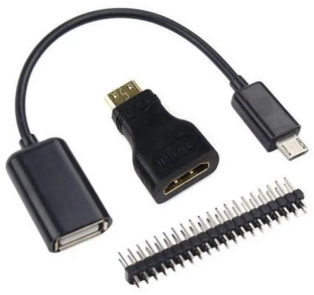 Main image of DIGISHUO Raspberry Pi Zero WH(Wireless) 8 in 1 Complete Kit|Pre-Soldered GPIO Headers 1GHz 512M Wtih Two Case | 32G Card | Mini HDMI | Micro USB | GPIO Header | 5V 3A Power Supply