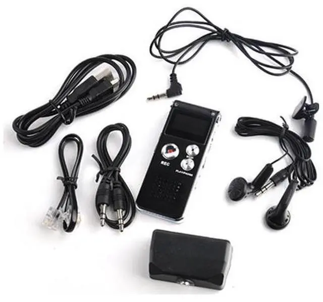 Main image of Multifunctional Rechargeable 8G 8GB 650HR Digital Audio Voice Recorder Dictaphone MP3 Player FM (12)